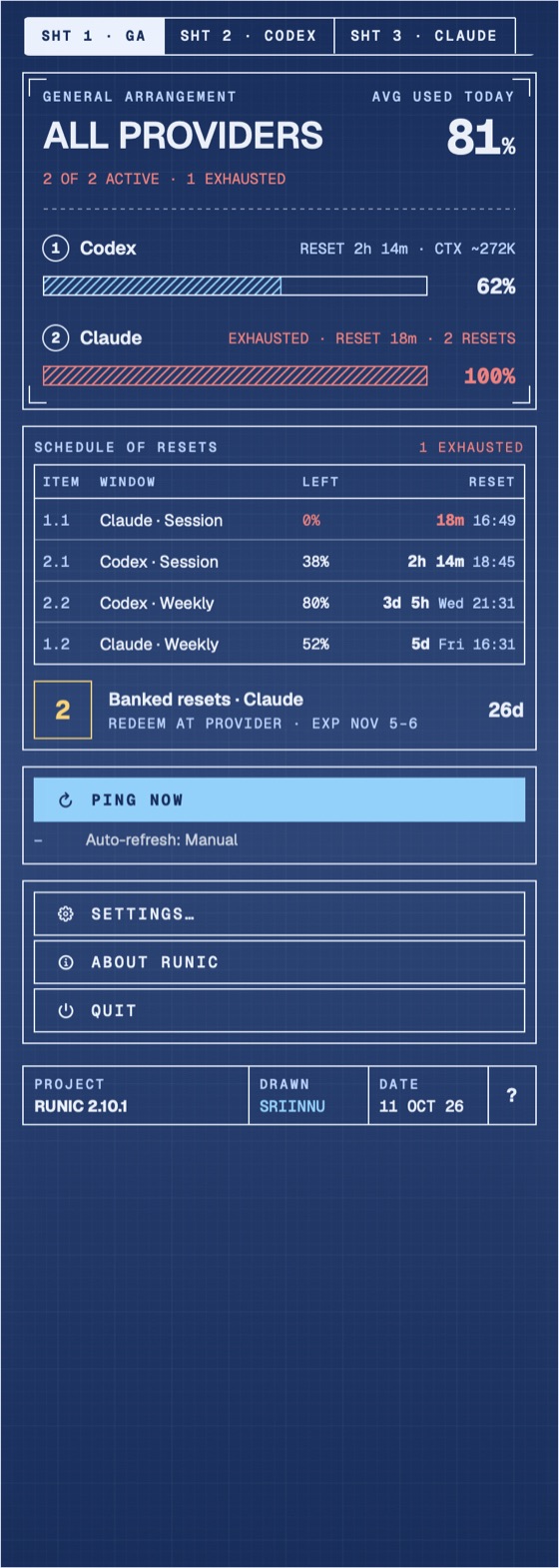 Blueprint skin
